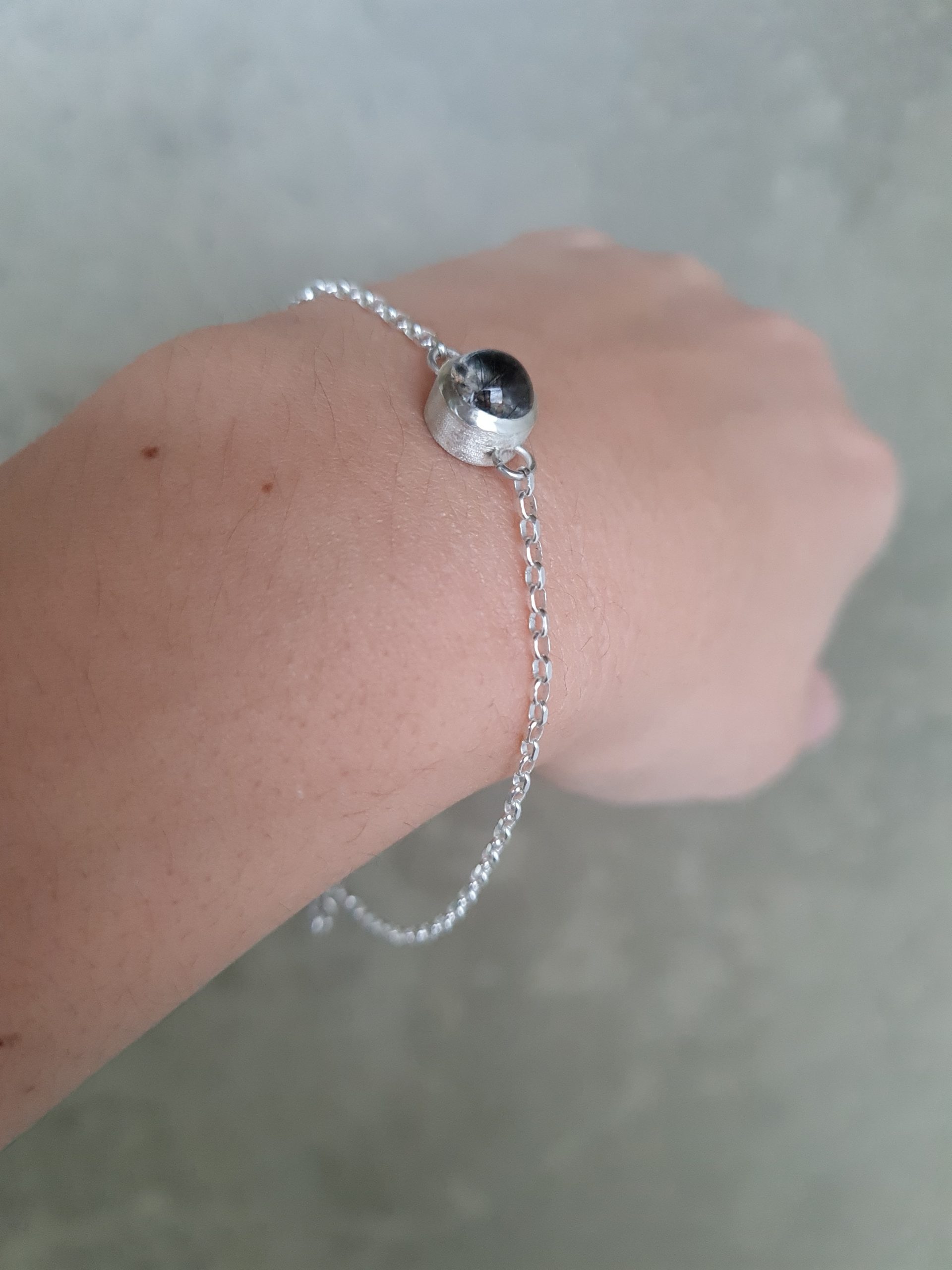 Pulsera con cenizas de cadena de plata 7 Pulsera con cenizas de cadena de plata - Imagen 4