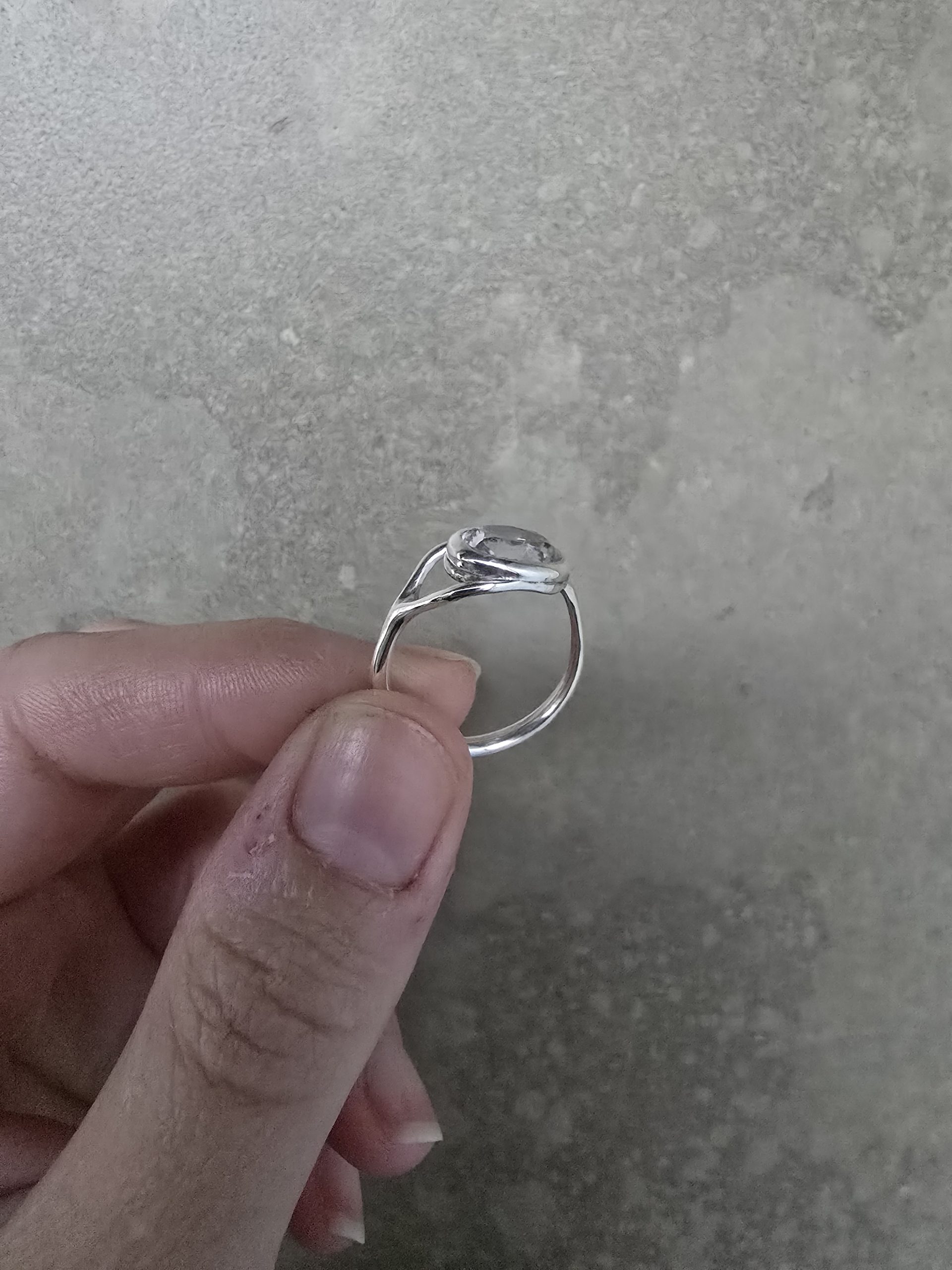 Anillo de plata con piedra a elegir 3 Anillo de plata con piedra a elegir - Imagen 2