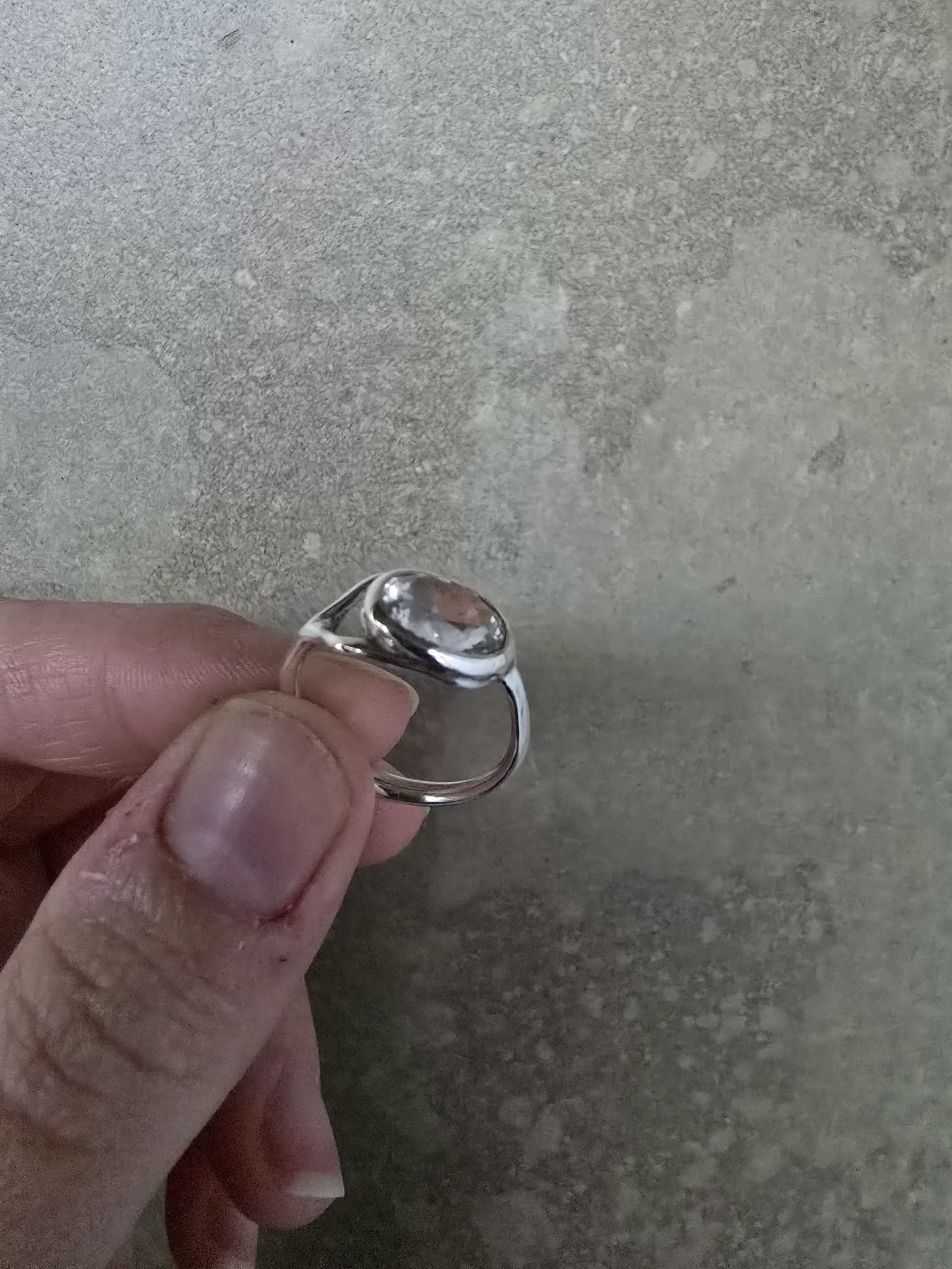 Anillo de plata con piedra a elegir 5 Anillo de plata con piedra a elegir - Imagen 3
