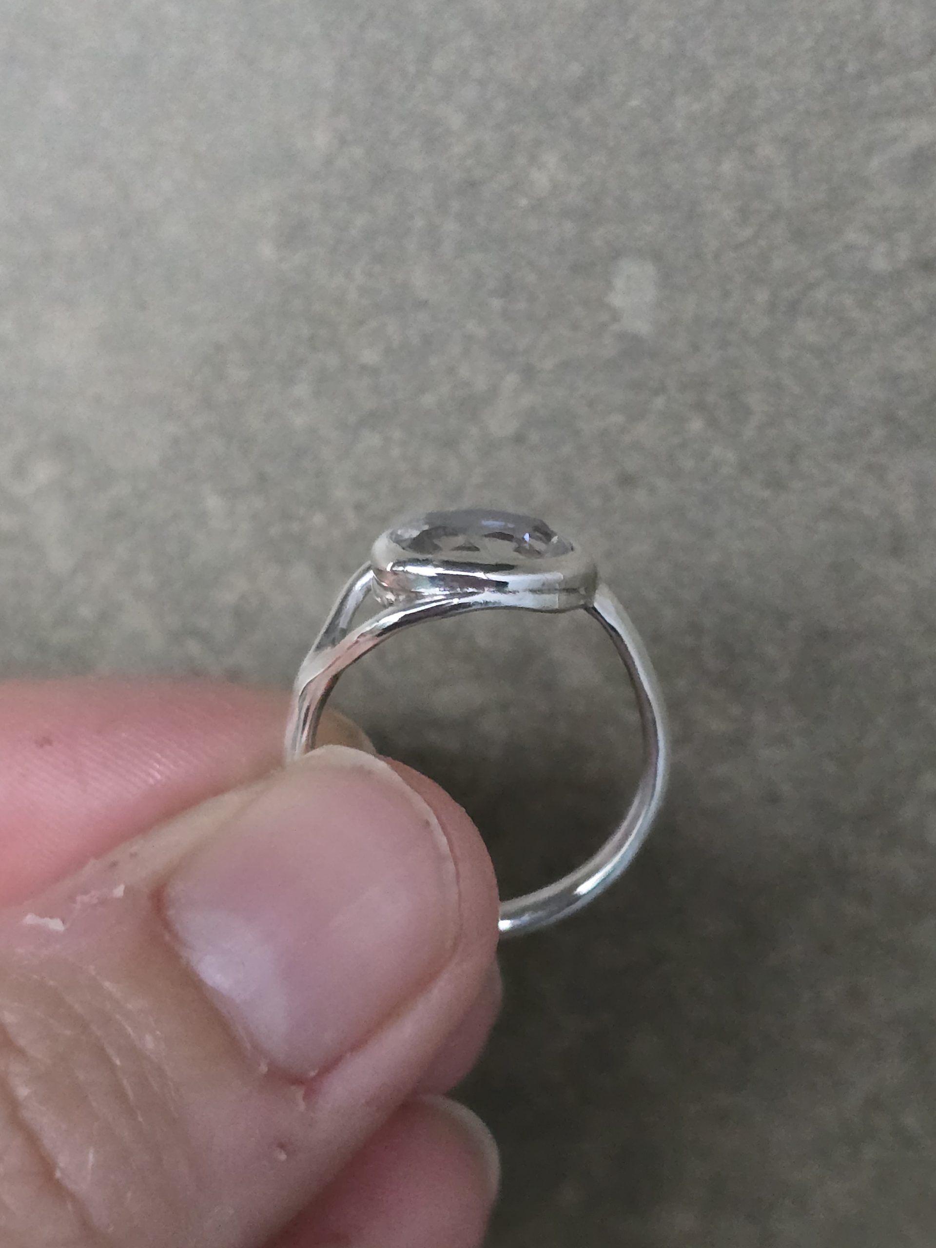 Anillo de plata con piedra a elegir 13 Anillo de plata con piedra a elegir - Imagen 7