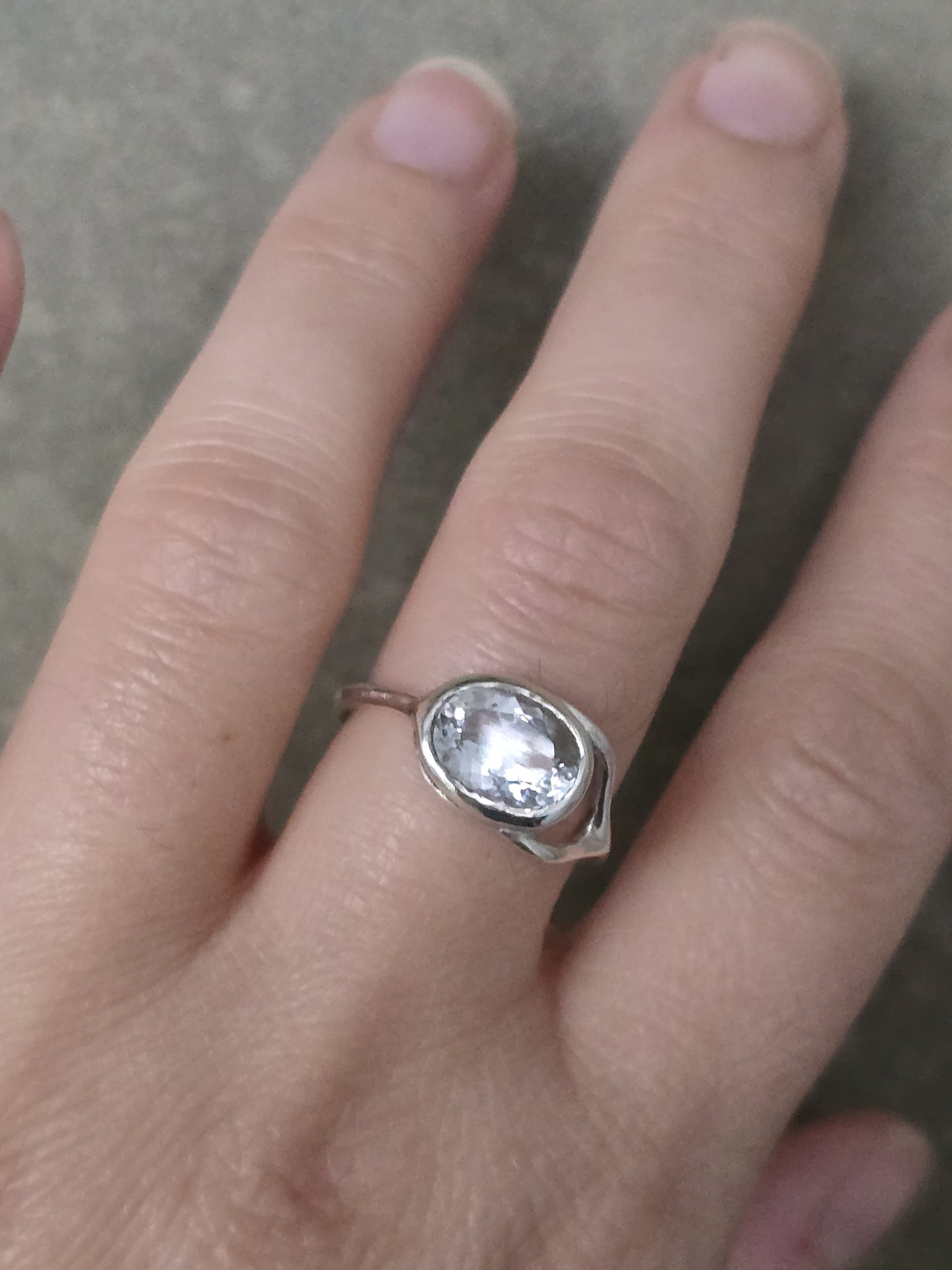 Anillo de plata con piedra a elegir 19 Anillo de plata con piedra a elegir - Imagen 10