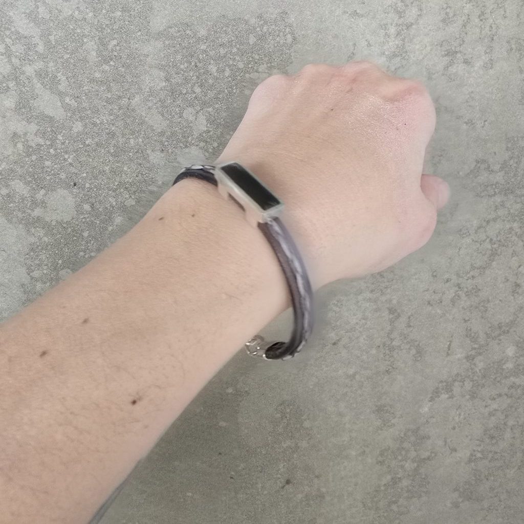 Pulsera de cuero con cenizas 5 pulsera de cuero y plata conmemorativa
