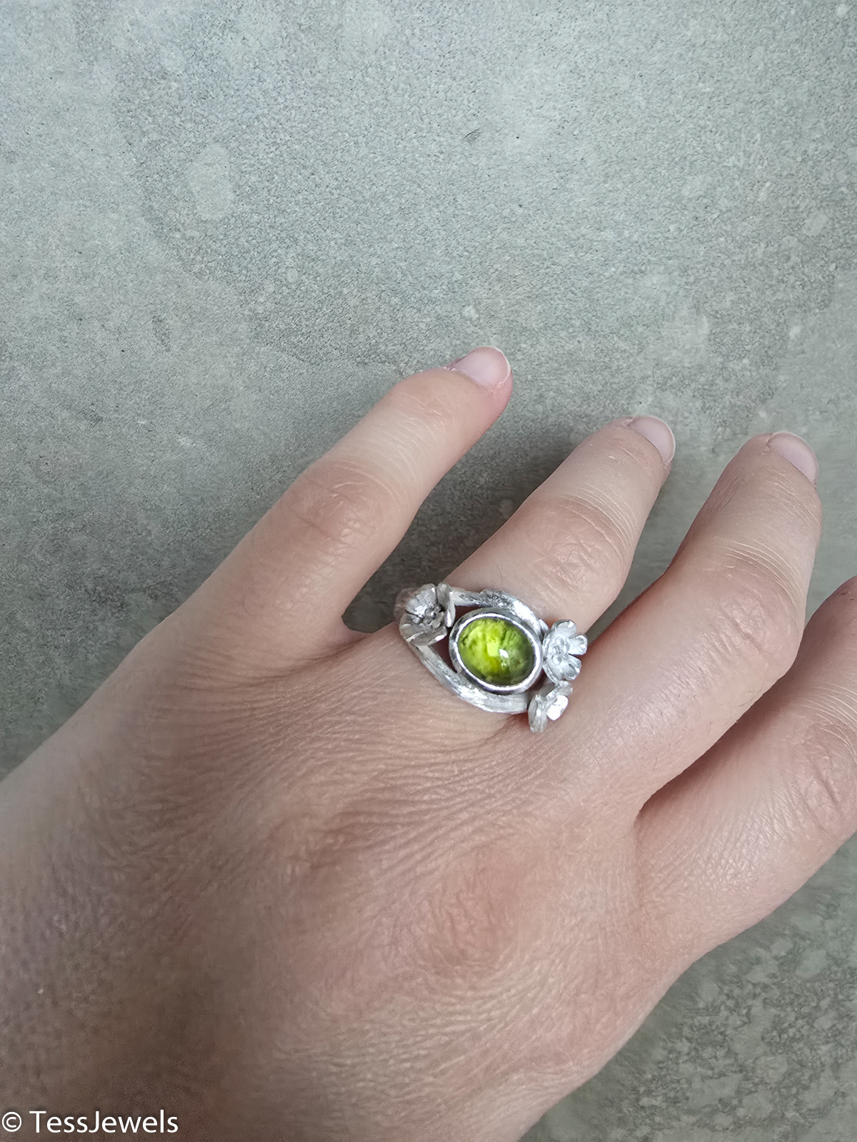 Anillo Suerte con cenizas y piedra 3 Anillo Suerte con cenizas y piedra - Imagen 2