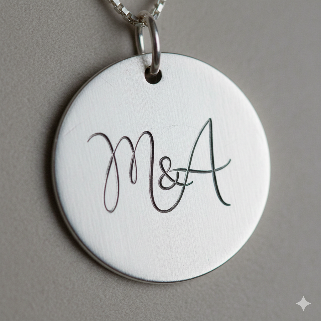 Llavero artesanal con doble placa 7 llavero personalizado de plata hecho a mano